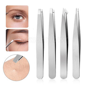 Professional Beauty Tweezer Set with Custom Branding Ideal for Salon and <b>Makeup</b> Artists - Product Image 2