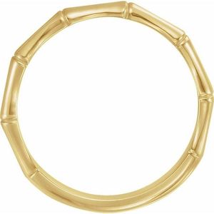 Stuller 14KY Wedding <b>Ring</b> Stackable 50941:1002P Elegant and Stylish - Product Image 2