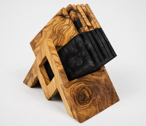 Posavasos resistentes al calor duraderos ecológicos de nogal de madera de nuevo diseño con almohadillas para tazas de té de resina epoxi para cocina casera - Product Image 5