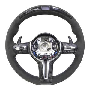 Alcantara LED <b>5</b> 6 7 <b>series</b> X1 X2 X3 Steering Wheel compatible with BMW F10 F11 F07 F18 F06 F12 F13 F01 F02 F48 F49 F39 F25 - Product Image 2