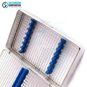 Cesta Oftálmica Micro con Tapa, Insertos de Acero Inoxidable, Tiras Duraderas y Reutilizables, Diseñada para un Manejo Seguro de Instrumentos Oftalmológicos - Product Image 6