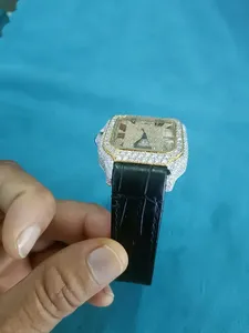 Reloj Deportivo de Lujo Automático Mecánico de Acero Inoxidable Original de Celebridades Usadas, Correa de Cuero, Bugatti Chiron Tourbillon Analógico - Product Image 3