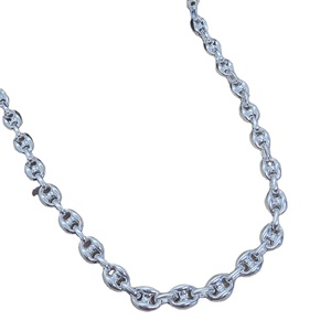 Bijoux en argent Sterling 925 pour hommes, 7mm, collier en grains de café unisexe, chaîne à maillons, vente en gros, tendance Offre Spéciale - Product Image 1