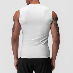 Wholesale Cheap Price <b>Men's</b> Sporty Gym Stringer Tank Top Custom Printing Muscle T-Shirt Manufacturer Supply - Product Image 2