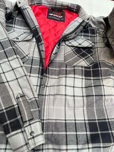 Camisa de franela con forro acolchado cepillado de primera calidad para hombre, camisa de motocicleta personalizada, Camisa de franela Dixxon de algodón 100% - Product Image 2