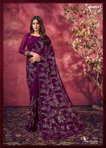 Georgette เสื้อเบลาส์ปักงานผู้หญิง,ชุดปาร์ตี้อินเดียส่าหรีส่าหรี - Product Image 6