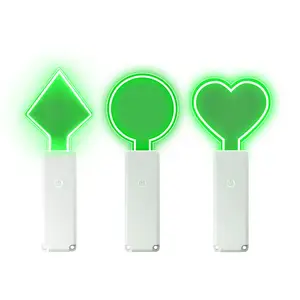 Rave tongkat menyala hijau bersinar, tongkat menyala dalam gelap isi ulang jumlah besar, tongkat menyala LED, lampu konser