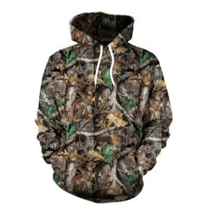 2025, venta al por mayor, sudaderas con capucha para hombre, jersey con estampado personalizado, árbol Real Camo, caza, jungla, carcasa suave transpirable para Camping Forest - Product Image 3