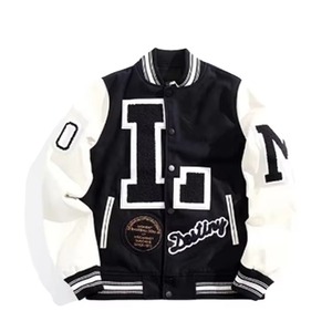 Varsity <b>Jacket</b> Unisex Letter Print Casual Patch Sweatshirt <b>Baseball</b> <b>Bomber</b> <b>Jacket</b> Plus Size - Product Image 1
