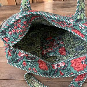 Làm bằng tay bông hoa khối in Túi mua sắm lớn Túi mua sắm bông Tote Túi giá cả phải chăng quà tặng của phụ nữ cho cô ấy - Product Image 6