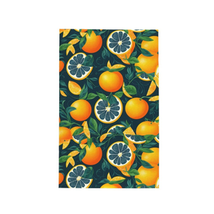 Golf rústico limón anillo hilado algodón bordado 45x65cm 200 GSM OEKO TEX certificado secado rápido sin pelusa toallas de cocina diarias - Product Image 3