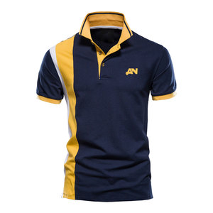 เสื้อโปโลผู้ชายทันสมัย ผ้าฝ้ายพรีเมียมนุ่มสบาย ระบายอากาศได้ดี เหมาะสำหรับใส่ในฤดูร้อน สไตล์ลำลอง ใส่สบายทุกวัน - Product Image 1