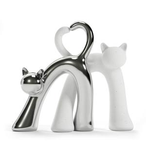 Objeto Decorativo de Cerámica, Gatos en Amor - Product Image 4