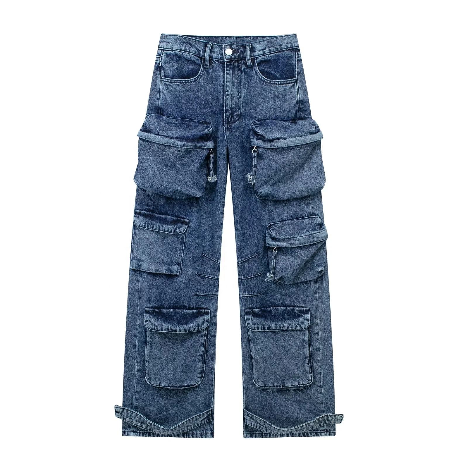 Dobladillo Como Doblar Jeans De Abajo Mujer Pantalones Anchos Como