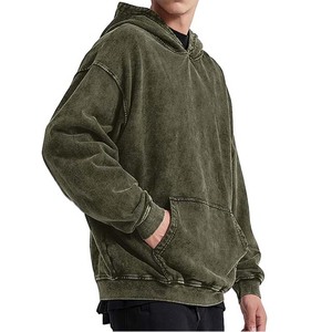 เสื้อสเวตเตอร์สวมหัวผ้าฝ้าย GSM มีฮู้ดหรูหรา400หนักมีฮู้ดผ้าเกล็ดปลา460กรัมสามารถปรับแต่งโลโก้ได้ตามต้องการ - Product Image 4