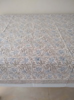 Nappe de table en coton 100% fait main, imprimé floral indien, multi-motifs, Balajee TC-02, résistante à l'huile et à l'eau