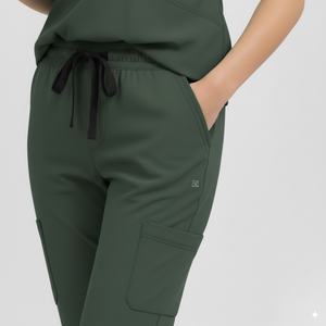 Cómodo Jogger Scrub Pant Resistente a las Arrugas Médico Scrubs Front Chest Logo Material de secado rápido Hombres Scrubs Uniformes Conjuntos - Product Image 1