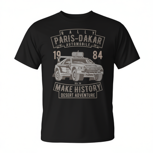 T-shirt Rallye Paris Dakar Automobile 1984 Aventure dans le désert : faites de l'histoire - Product Image 2