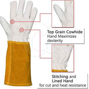 ถุงมือเชื่อม TIG คุณภาพสูง ปี 2025 ป้องกันมือและแขน ถุงมือเชื่อม TIG - Product Image 3