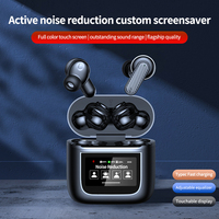 Earphone TWS Nirkabel YW05 Terbaru Dengan Layar LCD Pintar BT 5.3 Earbud Nyaman Latensi Rendah ENC Panggilan HD Headset Suara Berkualitas