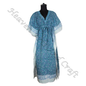 2025 nouveau long sans manches Sexy caftan robe fabricant de vêtements pour femmes concepteur indien coton Kimono long et court caftan - Product Image 4