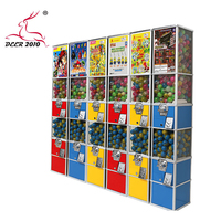 Système de paiement de pièces et de jetons de distributeur automatique de capsules de jouets mécaniques en acier et en métal à trois couches