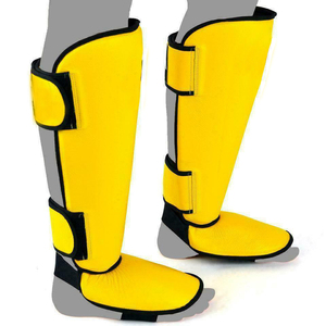 สนับแข้งหนังยูนิเซ็กซ์สำหรับมวยศิลปะการต่อสู้การต่อสู้เทควันโดเอ็มม่าคิกบ็อกซิ่ง - Product Image 6