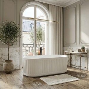 Baignoire autoportante Salvere FW-9920-67 - Moderne, durable, écologique, ovale, en acrylique, pour usage intérieur - Product Image 6