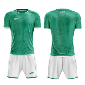 ชุดฟุตบอลและทีมสีเขียวกำหนดเอง | ผู้ชายผู้หญิงขนาดเยาวชนชุดกีฬาแห้งเร็วขายส่ง - Product Image 1