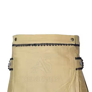 Qualité supérieure 2025 dernière conception jupe en cuir véritable meilleure vente produit chaud jupe en cuir - Product Image 3