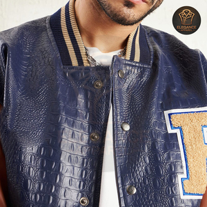 In Different Color <b>Make</b> <b>Your</b> <b>Own</b> Best Supplier OEM ODM Service Adult Winter Wear Custom Printed College Baseball Varsity Jacket - Product Image 6