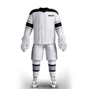 Uniforme confortable de hockey sur glace de taille personnalisée en stock 100% uniforme de hockey sur glace en polyester - Product Image 1