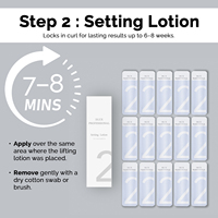 Kit de lifting des cils et des sourcils DLUX PROFESSIONAL Vegan Lotion - Kit de lifting semi-permanent de haute qualité pour les cils et les sourcils, pour salon et usage domestique