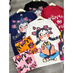 Camiseta de algodón con estilo para mujer Trendy Street Fashion Inspiration Cómoda e inspiradora - Product Image 6