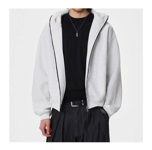 Sudadera con Capucha Personalizada con Logotipo para Hombre, Sudadera con Capucha Gruesa y Básica para Hombre, Ropa de Gimnasio, Sudadera con Capucha con Cremallera para Hombre - Product Image 1