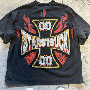 Vente en gros de t-shirt 100% coton personnalisable pour hommes coupe surdimensionnée avec impression numérique lavage vintage DTG imprimé Service OEM - Product Image 2