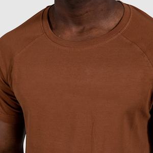T-shirt personnalisé 2026 pour homme, 100 % coton peigné jersey, haute qualité, coupe ajustée, manches courtes, design uni, poids du tissu 260 grammes - Product Image 4