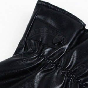 Gants en cuir décontractés d'hiver compatibles avec l'écran tactile Style uni pour une utilisation quotidienne en plein air et la protection des mains en voyage - Product Image 5