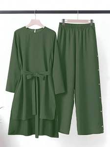 Personalized Elegant Modest Winter Clothing Warm and Versatile Co-Ord Sets Designed for Muslim-Inspired Fashion Trends - Product Image 5