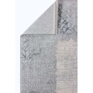 Alfombra Moderna Azul Netline Home Depot Gallery A0242, 60% Viscosa, 40% Acrílico, No Desprende Pelusa, Fácil de Limpiar, Duradera - Product Image 6