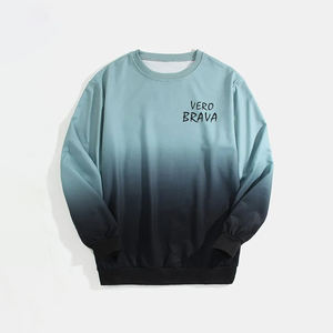 Sweat-shirt pour homme gris et noir à empiècements sur la poitrine, style décontracté, idéal pour l'automne – Vente en gros OEM - Product Image 1