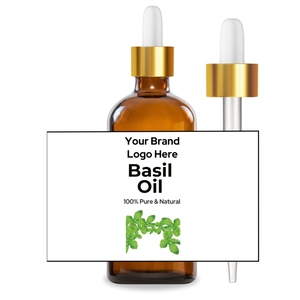 Albahaca (Ocimum basilicum) Aceite esencial OEM Premium de etiqueta privada - Product Image 1