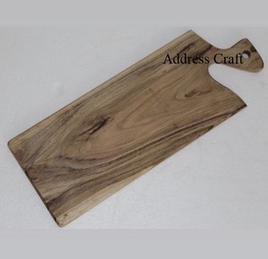 Bloques de cortar de madera multifuncionales de estilo clásico, precio al por mayor, tabla de queso de forma redonda y tablas de charcutería - Product Image 6