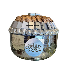 Bol à chocolat en métal avec support Bol à chocolat décoratif fait à la main pour mariage Nouveau bol à chocolat design élégant classique - Product Image 5