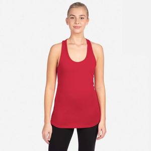 Débardeurs de haute qualité pour femmes, col montant, dos nageur, Next Level Womens Lightweight Racerback Ringspun Jersey Polyester Tank Top - Product Image 5
