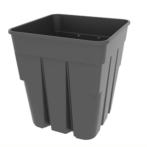 Macetas Cuadradas de Alta Calidad para Plantas Jóvenes, 9x9x10 cm, de Plástico PP, con Fondo de Rejilla, Capacidad de 0.6 Litros - Product Image 1