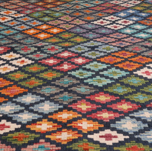 Tapis modernes de luxe faits à la main en laine de soie, doux, noués à la main, design abstrait, tailles personnalisables 5x8, couleurs vives pour la maison et le bureau - Product Image 5