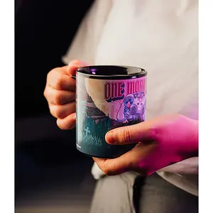 Gameration One More Life Mug à effet thermique, bouteille d'eau intelligente avec affichage de la température pour usage au bureau, avec couvercles - Product Image 5