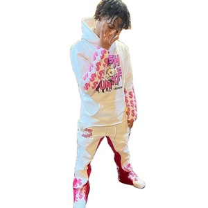 Chándal personalizado respetuoso con el medio ambiente para hombre de talla grande, vaquero lavado Vintage, ajuste holgado, reversible, ligero para invierno - Product Image 3