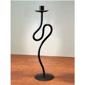 Rustic Dinner <b>Candle</b> <b>Stick</b> Holder <b>Black</b> Metal for Decorate Home Festive Hotel Restaurant Wedding Table Decoration Good Quality - Product Image 5